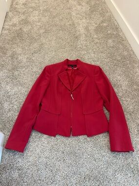 pink blazer